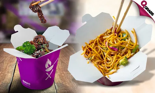 Custom Noodle Boxes at X-Fire Restaurant!